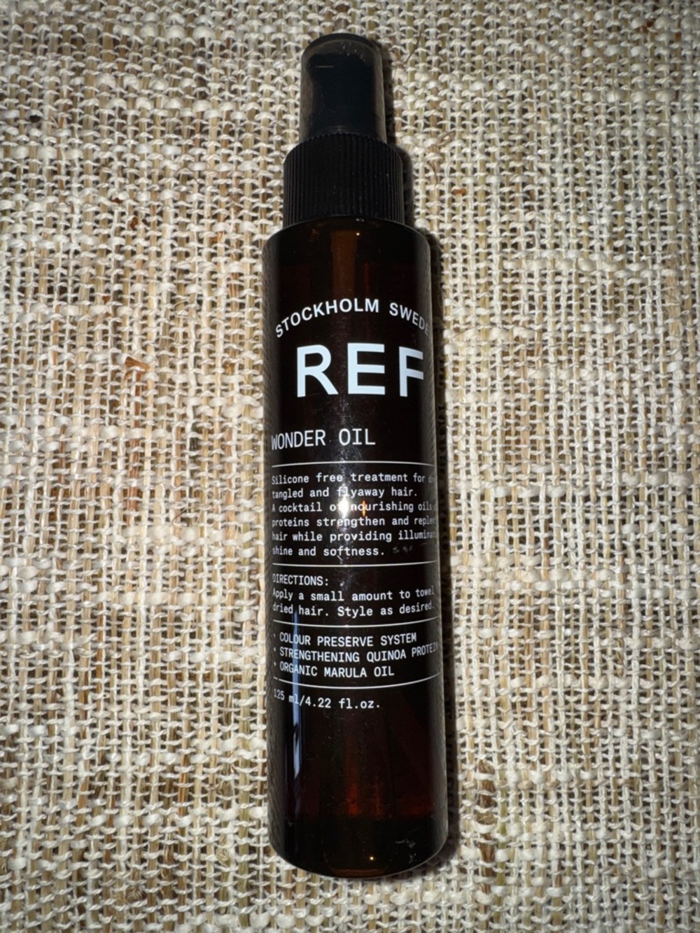 Discontinued- Rare finding- REF Wonder Oil Hair Treatment - Brown Bottle